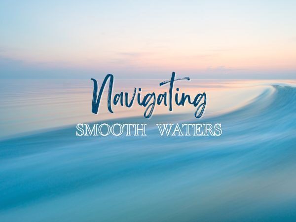 Smooth waters indicating calmness and wellbeing for seafarers